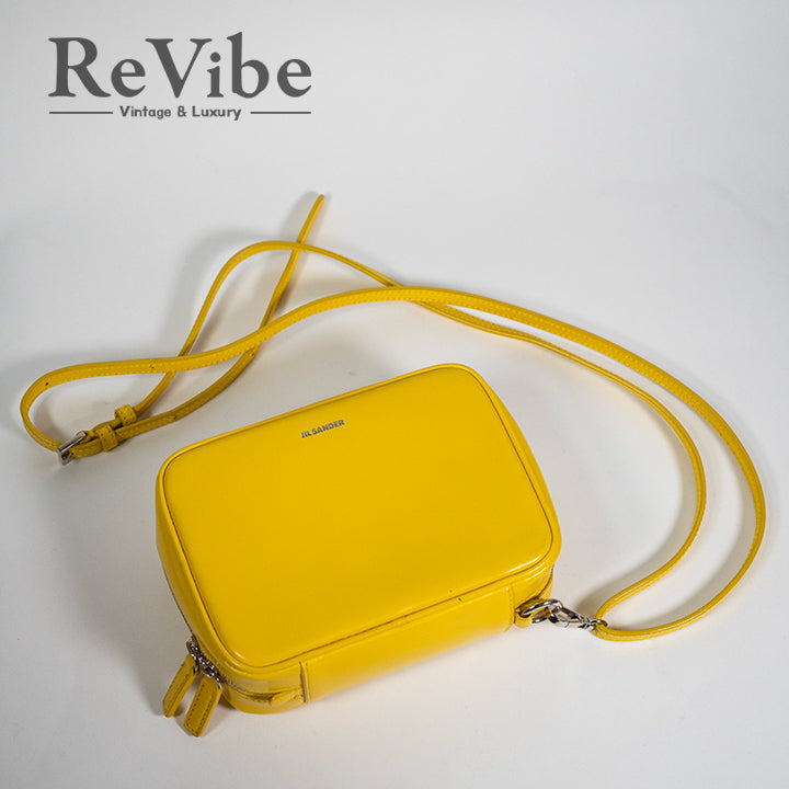 JIL SANDER ジルサンダー Zip Shoulder Bag  ショルダーバッグ イエロー