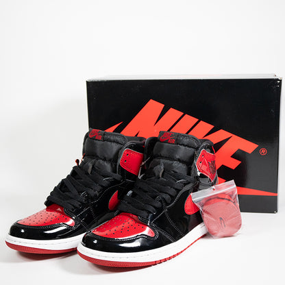 NIKE AIR JORDAN 1 RETRO HIGH OG BRED PATENT ナイキ エアジョーダン1レトロハイ ブレッド パテント スニーカー 555088-063