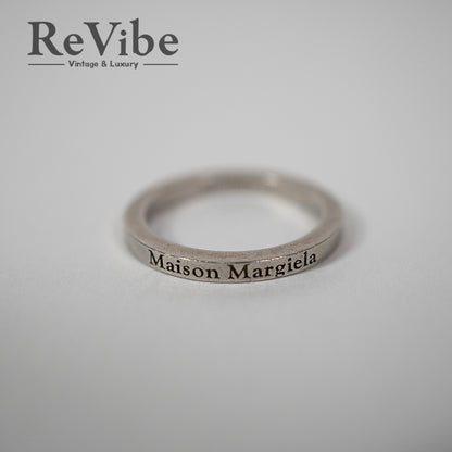 Maison Margiela メゾンマルジェラ スモール ロゴ リング 指輪 silver 925 SM1UQ0063 SV0091 951 02