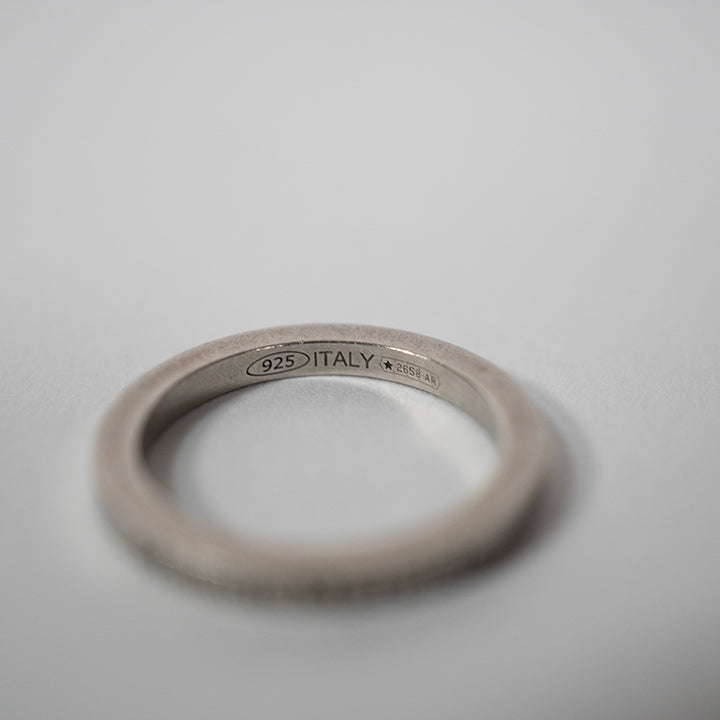 Maison Margiela メゾンマルジェラ スモール ロゴ リング 指輪 silver 925 SM1UQ0063 SV0091 951 02