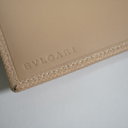 BVLGARI ブルガリ ダブルホック財布 23273 GRAIN/BEG ブルガリブルガリ レディース