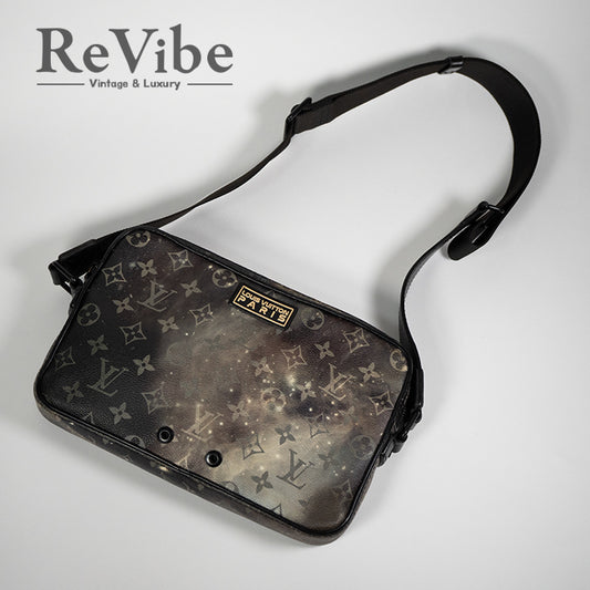 LOUIS VUITTON ルイヴィトン モノグラム ギャラクシー アルファ メッセンジャー ブラック M44165 メンズ ボディバッグ