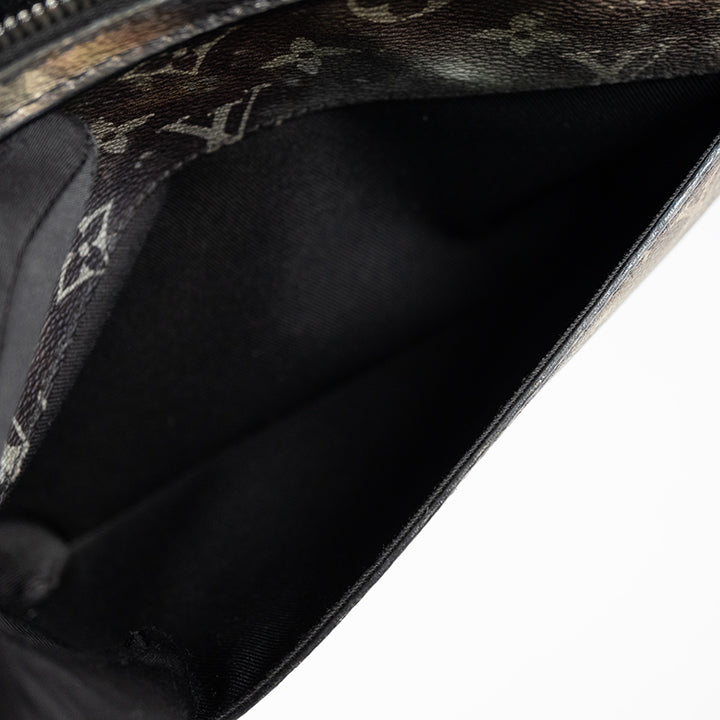 LOUIS VUITTON ルイヴィトン モノグラム ギャラクシー アルファ メッセンジャー ブラック M44165 メンズ ボディバッグ