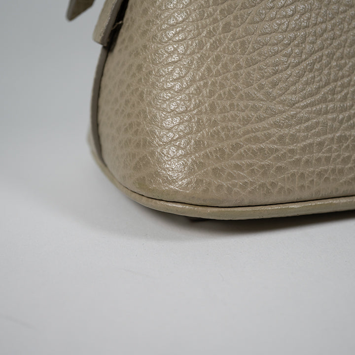 Maison Margiela メゾン マルジェラ 5AC マイクロ S56WG0081 レザー グレージュ ハンドバッグ レディース
