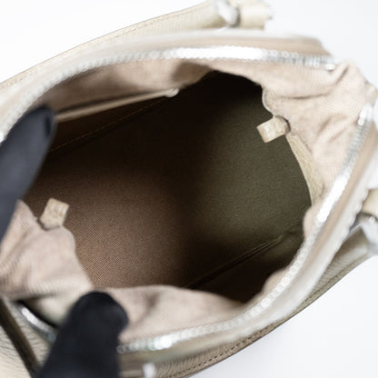 Maison Margiela メゾン マルジェラ 5AC マイクロ S56WG0081 レザー グレージュ ハンドバッグ レディース
