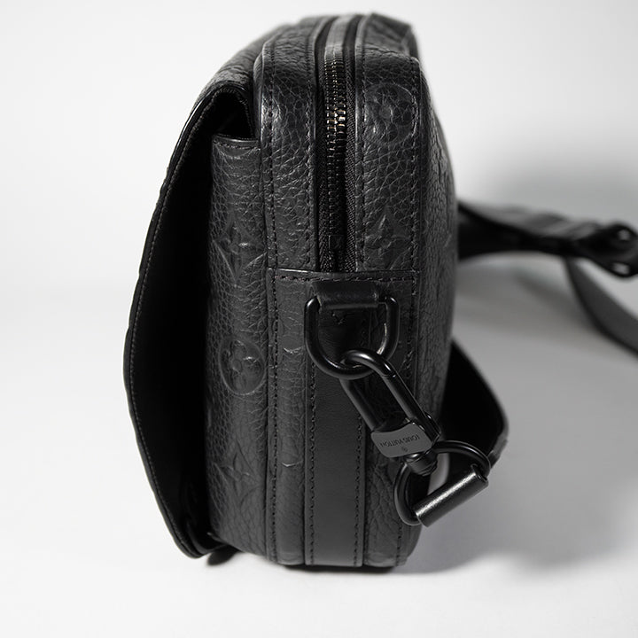 LOUIS VUITTON ルイヴィトン スティーマー メッセンジャー モノグラム ショルダーバッグ クロスボディバッグ トリヨン レザー ブラック 黒 M57307 メンズ RFID