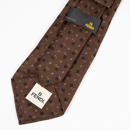 FENDI ネクタイ ブランドラベルとキーパータグ MADE IN ITALY