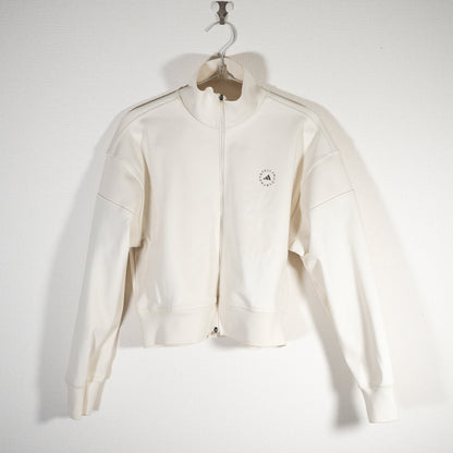 adidas by Stella McCartney ニット トラックトップ アーモンドミルク 正面