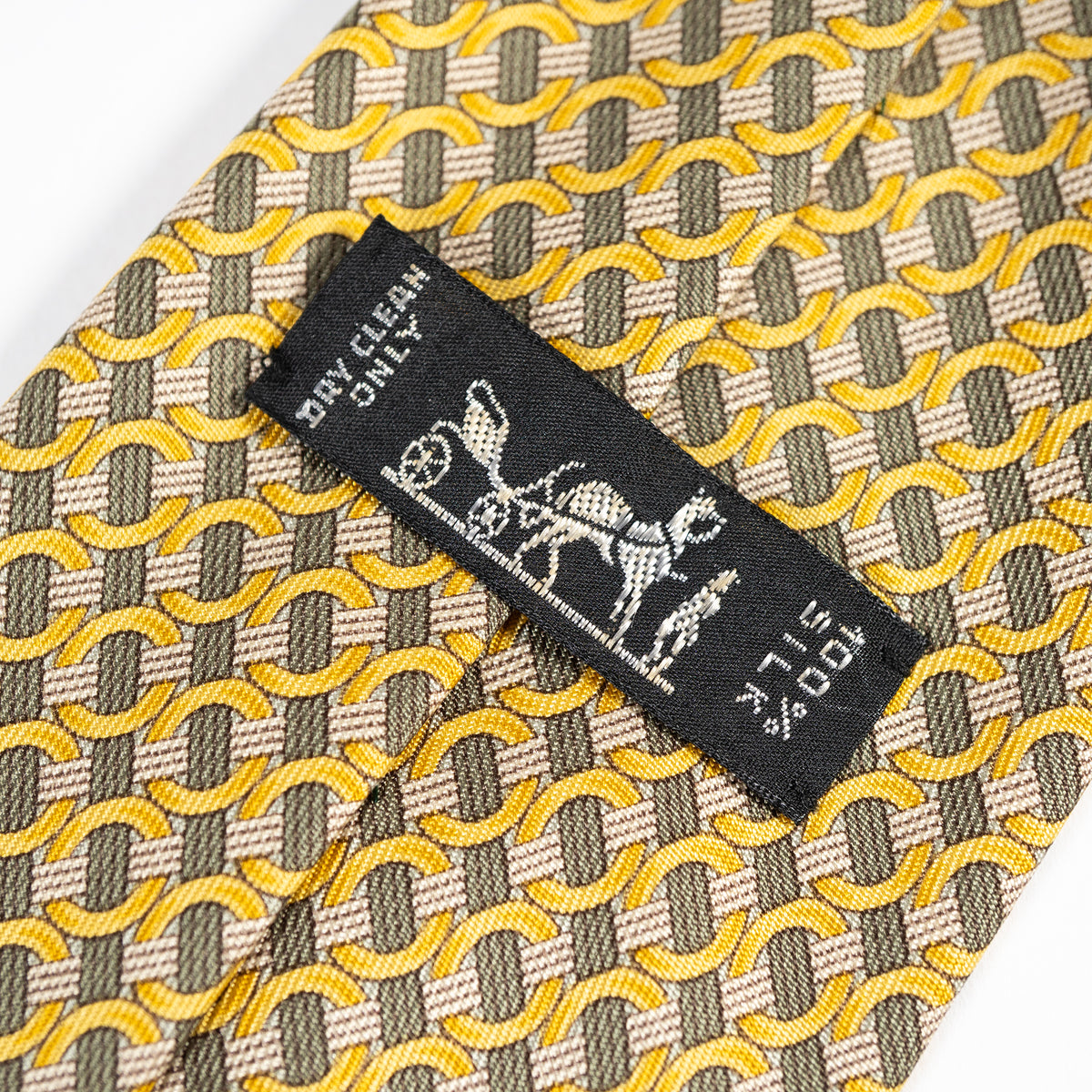 エルメス ネクタイ 内タグ HERMES PARIS 100% SILK