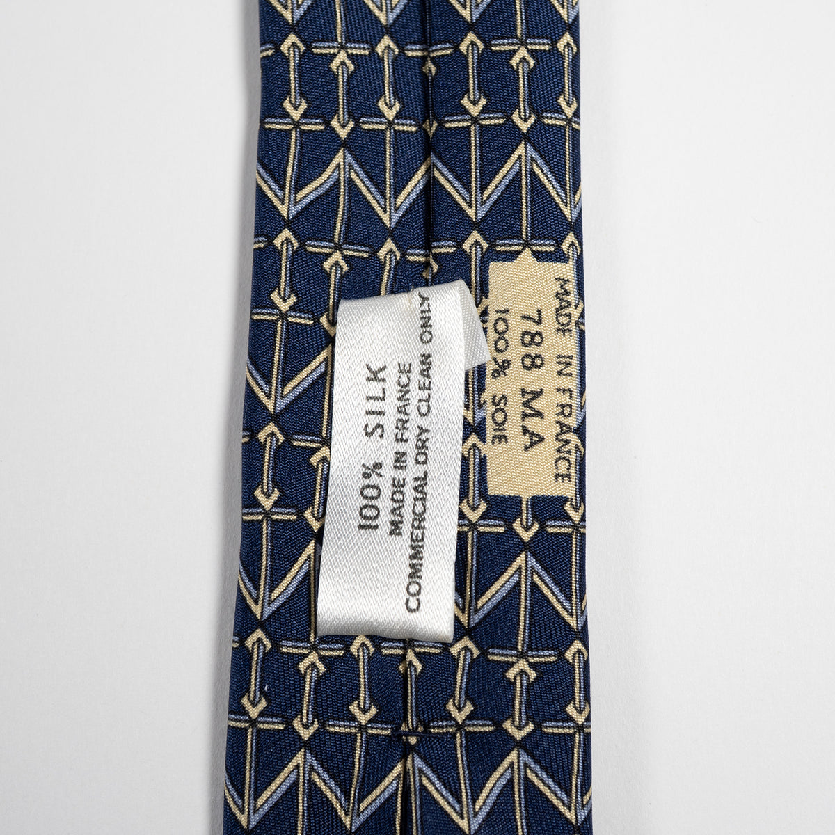 エルメス ネクタイ 型番 788 MA MADE IN FRANCE 100% SOIE