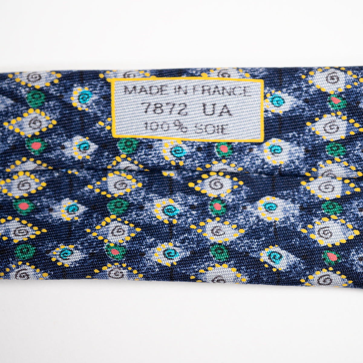 エルメス ネクタイ 型番 7872 UA MADE IN FRANCE 100% SOIE