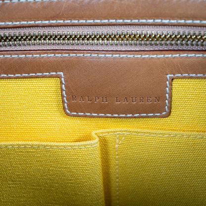 ポロ ラルフローレン ビッグポニー キャンバストート 内ポケットのRALPH LAUREN刻印