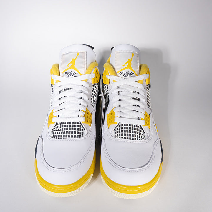 Nike Women's Air Jordan 4 Retro Vivid Sulfur ナイキ ウィメンズ エアジョーダン4 レトロ AQ9129-101 メンズ スニーカー