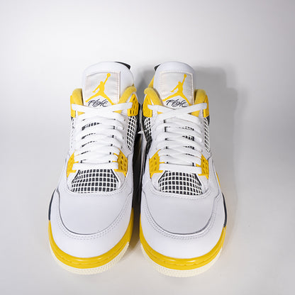 Nike Women's Air Jordan 4 Retro Vivid Sulfur ナイキ ウィメンズ エアジョーダン4 レトロ AQ9129-101 メンズ スニーカー