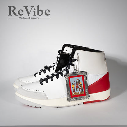 Nina Chanel Abney × Nike Women's Air Jordan 2 High White and Gym Red ニーナ・シャネル・アブニー × ナイキ ウィメンズ エアジョーダン2 ハイDQ0558-160