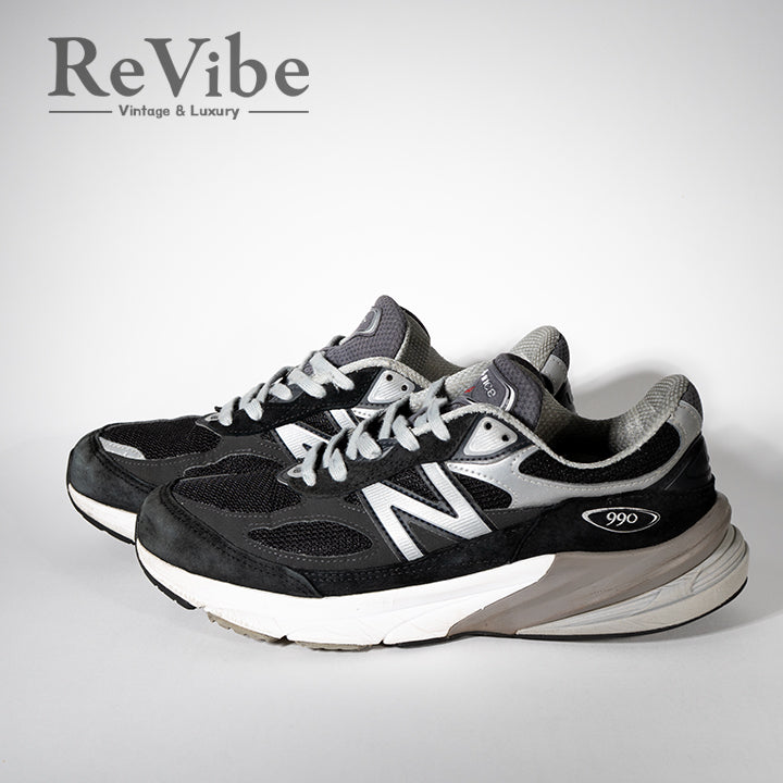 New Balance 990V6 Black Heel NB Logo ニューバランス 990V6 ブラック