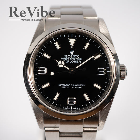 ROLEX ロレックス エクスプローラー I Explorer I 114270 ブラック文字盤 メンズ 自動巻き 腕時計