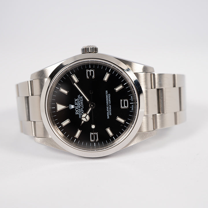 ROLEX ロレックス エクスプローラー I Explorer I 114270 ブラック文字盤 メンズ 自動巻き 腕時計