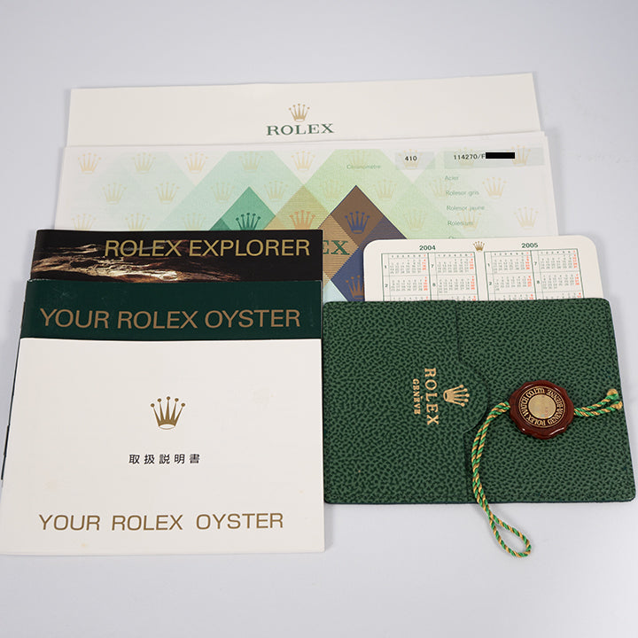 ROLEX ロレックス エクスプローラー I Explorer I 114270 ブラック文字盤 メンズ 自動巻き 腕時計
