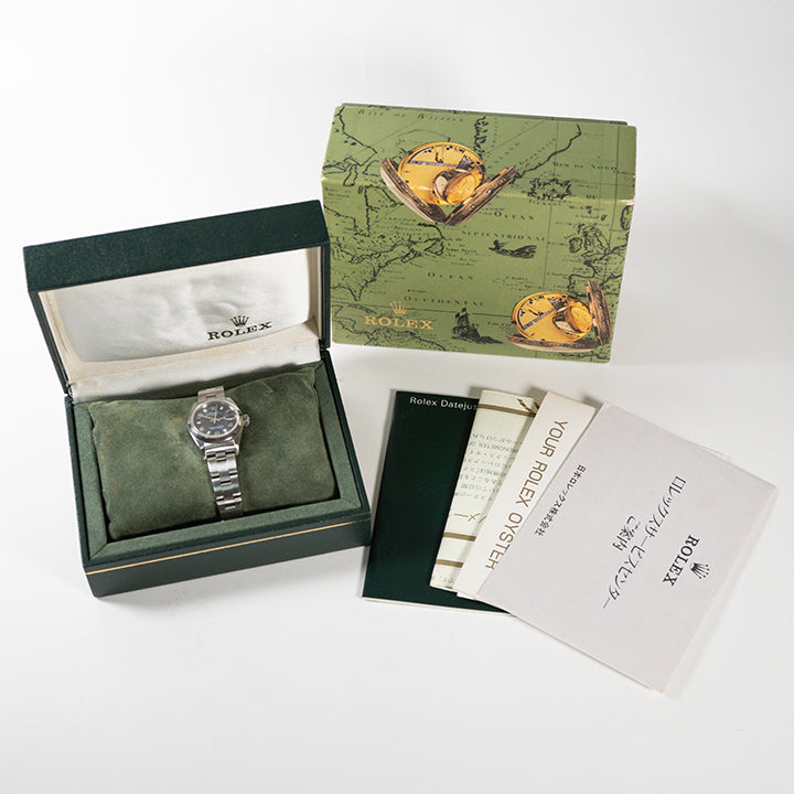 ROLEX ロレックス オイスターパーペチュアル 79160 アラビアン＆バー インデックス  レディース 腕時計