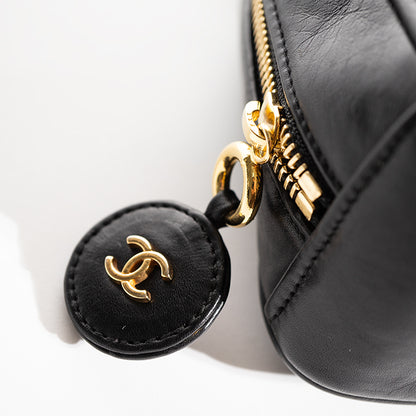 CHANEL ラムスキン Vスティッチ シェブロン チェーンショルダー シャネル ヴィンテージ レディース