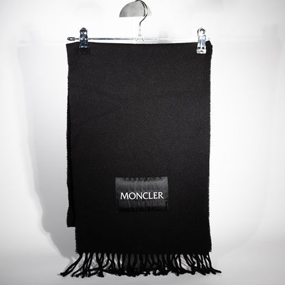 MONCLER モンクレール SCARFフリンジストール スカーフウールニットマフラー23AW メンズ