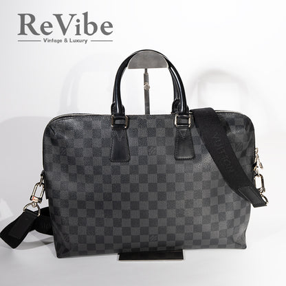 LOUIS VUITTON ダミエグラフィットポルトドキュマンジュール N48224 ビジネスバック ブリーフケース メンズ鞄